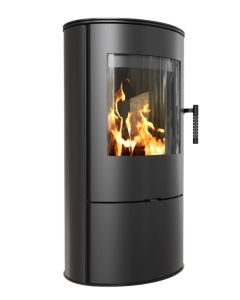 KRATKI ROLLO/BLACK 8KW ECODESIGN (50-70M2) ΕΝΕΡΓΕΙΑΚΗ ΣΟΜΠΑ ΞΥΛΟΥ ΑΠΟ ΧΑΛΥΒΑ ΜΕ ΕΠΕΝΔΥΣΗ ΑΠΟ ΜΑΥΡΑ ΚΕΡΑΜΙΚΑ TERMOTEC